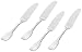 Ginkgo Alsace Butter Spreaders, Set of 4