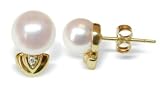 Gwen Japanese Akoya Cultured Pearl Earring