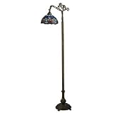 Meyda Tiffany 119648 Hanginghead Dragonfly Bridge Arm Floor Lamp