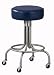 [Item]: Stainless Steel Exam Stool [Additional Info]: Stainless Steel Exam Stool is a Dependable Choice. All-welded frame provides te support you depend on. 14" diameter round vinyl seat has a 4" padding. Round foot ring. Smooth screw height adjustment
