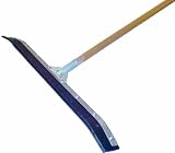 MARSHALLTOWN The Premier Line RED700248 36-Inch Curved Blade Asphalt Squeegee with 60-Inch Wood Handle