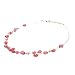 Glass Beads Pink Multi-Strand Necklace "Bead on a Wire" -Fair Trade Gifts