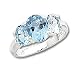Sterling Silver Blue Topaz Ring
