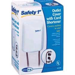 Kitchen: Safety 1st Outlet Cover With Cord Shortener
