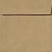 6 1/2 x 6 1/2 Square Invitation Envelopes w/Peel & Press - 100% Recycled - Grocery Bag Brown (50 Qty.)