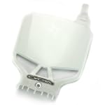 Cycra 1CYC-1100-42 White Plastic Motorcycle Skull Vented Front Number Plate