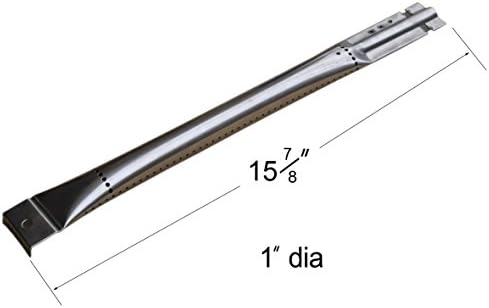 (3 Pack) Replacement Stainless Steel Burner for Charbroil, Centro, Aussie, Charmglow, Performance Series, Quantum Infrared Series, Front Avenue, Kenmore &amp; Thermos Gas Grill Models