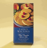 Four 6-oz Boxes of White Chocolate Lemon Zest Cookies by Lady Walton
