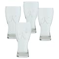 Script Monogram Pilsner Set of 4