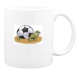 Mug with soccer, animals, turtle, animal