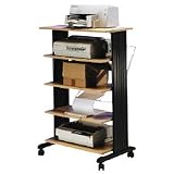 SAF 1883GR - Safco 5-Level Laser/Inkjet Printer Stands