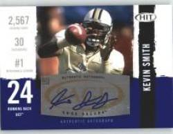 2008 Sage HIT Autographs #A76 Kevin Smith SP - Detroit Lions (RC - Rookie Card Insert - Short Print - Autographed Card)(Football Cards)
