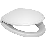 TOTO SS154#01 Traditional SoftClose Elongated Toilet Seat, Cotton White