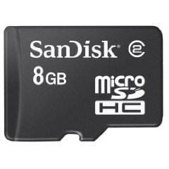 8GB Speicherkarte f�r Sony Ericsson T715 8 GB Micro SD SDHC+Sandisk Travelbag Aufbewahrungstasche!