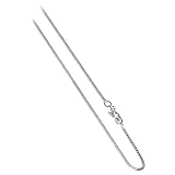 BOX1MM 1 MM Italian Sterling Silver Sturdy Box Link Chain 14" 16" 18" 20" 22" 24" 30" Necklace