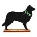 Border Collie Breed Chalkboard : Size TABLE