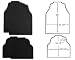 A Set Of 4 Universal Fit Trimable Vinyl Floor Mat For Car / Truck - Black
