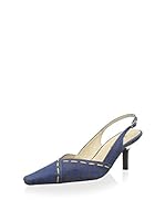 Butterfly Zapatos de talón abierto Du1105 (Denim)