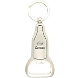 Florida Gators Brushed Metal Bottle Opener Keychain