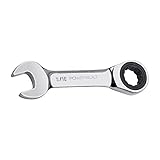 Powerbuilt 641751 SAE 5/16 Stubby Ratcheting Wrench [並行輸入品]