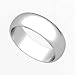 Platinum 6mm Classic Plain Wedding Band Ring