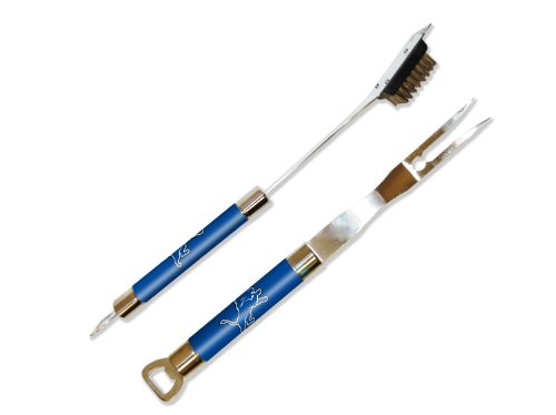 NFL Detroit Lions Barbeque Fork and Grill Cleaner Set