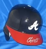 Chipper Jones Autographed/Hand Signed Braves Authentic Batting Helmet LH