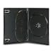 14MM DVD CASE 3-IN-1 BLACK 25pcs/pack
