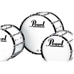 28x14 Championship Series Marching Bass Drum Midnight Black