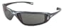 Nike Interchange Monza Sunglasses, EA0004-201, Smolder Gray Frame/ Gray+Orange Lenses