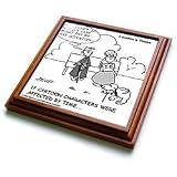 Londons Times Famous People Places Books Cartoons - THE ELDERLY CHARLIE BROWN - Trivets