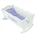 Personalized Doll Cradle Doll Furniture Customize: Yes, Font & Color & Artwork: Marker, Pink, Heart