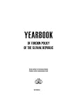 Yearbook of Foreign Policy of the Slovak Republic