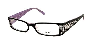 AUTHENTIC PRADA EYEGLASSES VPR 19I BLACK OBL-101 VPR19I