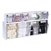 Interlocking Tilt Bins, 1 Bin, 11-13/16x3-5/8x4-1/2, White (DEF20103OP) Category: Dispensers & Acces.