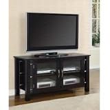 Coaster Black 50 Inch Contemporary Media Console with Doors