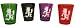 Insane Clown Posse ICP Hold Your Hatchet High 4 Pack Jaggalo Shot Glass Set