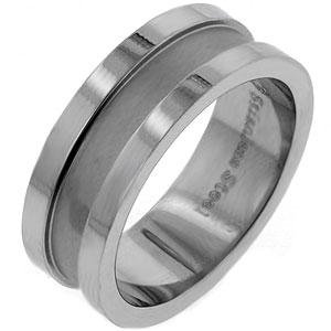 Everyday Elegance Stainless Steel Ring, 8