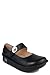Alegria Paloma Low Platform Shoe - Black Leather Size 38