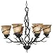 Kenroy Home 90900BRZ Twigs 6-Light Chandelier, Bronze