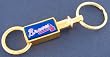 Atlanta Braves Gold Tone Valet Pull Apart Keychain