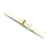 Watchband Genuine Lizard White 22mm