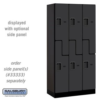 Designer Wood Locker - Double Tier 