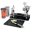 Oggi Stainless Steel 10 Piece Cocktail Pro Shaker & More Barware Set