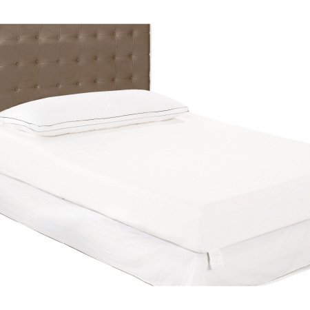 Textrade TTMFM0801 8 in. Twin Thick Memory Foam Mattress in a Box -White-Ivory