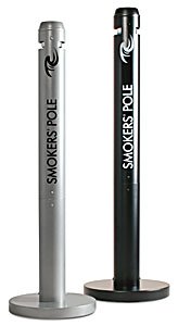 Wesco Standascher Ascher SMOKERS´POLE Wetterfest Silber