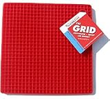 SiliconeZone Grid Potholder, Red