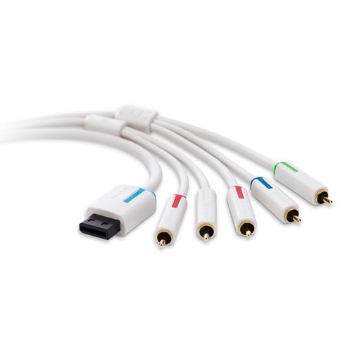 Belkin Component Gaming Cable for Wii - Game console audio / video cable - component video / audio - Nintendo Wii AV Multi Out connector (M) - RCA (M) - 8 ft