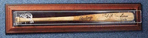 Buy Mirror Back Baseball Bat Display Case with MLB Engraved Team Logo (Wood) by Caseworks