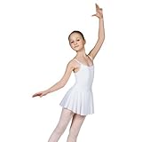 Sansha White Camisole Lined Ballet Dance Dress Little Girls 4-14 Sa